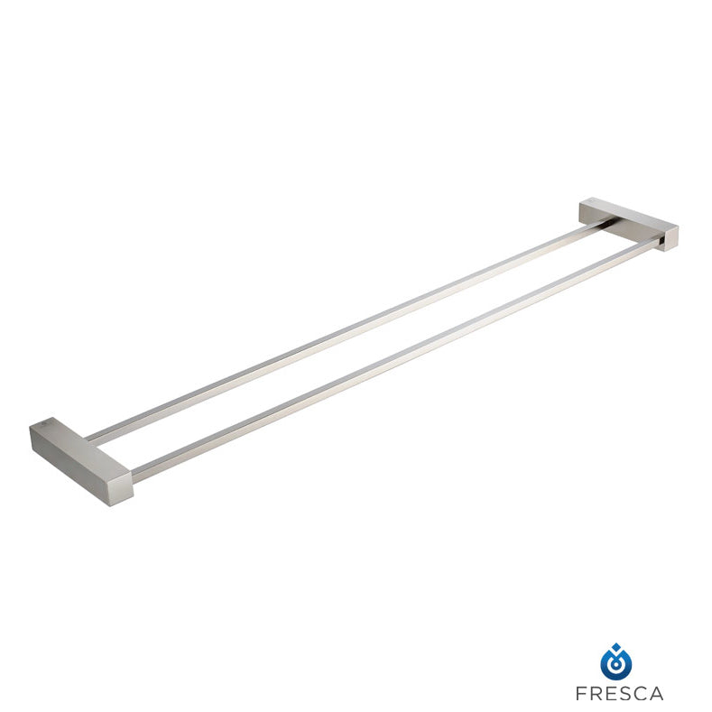 Fresca Ottimo 25" Double Towel Bar - Brushed Nickel FAC0440BN