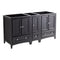 Fresca Oxford 60" Espresso Traditional Double Sink Bathroom Cabinets FCB20-241224ES