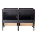 Fresca Oxford 48" Espresso Traditional Double Sink Bathroom Cabinets FCB20-2424ES