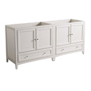 Fresca Oxford 71" Antique White Traditional Double Sink Bathroom Cabinets FCB20-3636AW