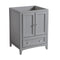 Fresca Oxford 24" Gray Traditional Bathroom Cabinet FCB2024GR