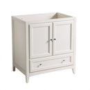 Fresca Oxford 30" Antique White Traditional Bathroom Cabinet FCB2030AW