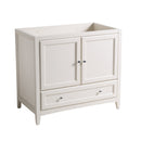 Fresca Oxford 36" Antique White Traditional Bathroom Cabinet FCB2036AW