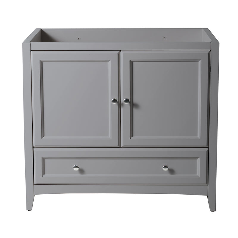 Fresca Oxford 36" Gray Traditional Bathroom Cabinet FCB2036GR