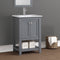 Fresca Manchester 24" Gray Traditional Bathroom Vanity FCB2304GR-I