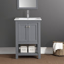 Fresca Manchester 24" Gray Traditional Bathroom Vanity FCB2304GR-I