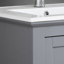 Fresca Manchester 24" Gray Traditional Bathroom Vanity FCB2304GR-I