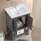 Fresca Manchester Regal 24" Gray Wood Veneer Traditional Bathroom Vanity FCB2304VG-I