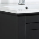 Fresca Manchester 30" Black Traditional Bathroom Vanity FCB2305BL-I