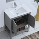 Fresca Manchester 30" Gray Traditional Bathroom Vanity FCB2305GR-I