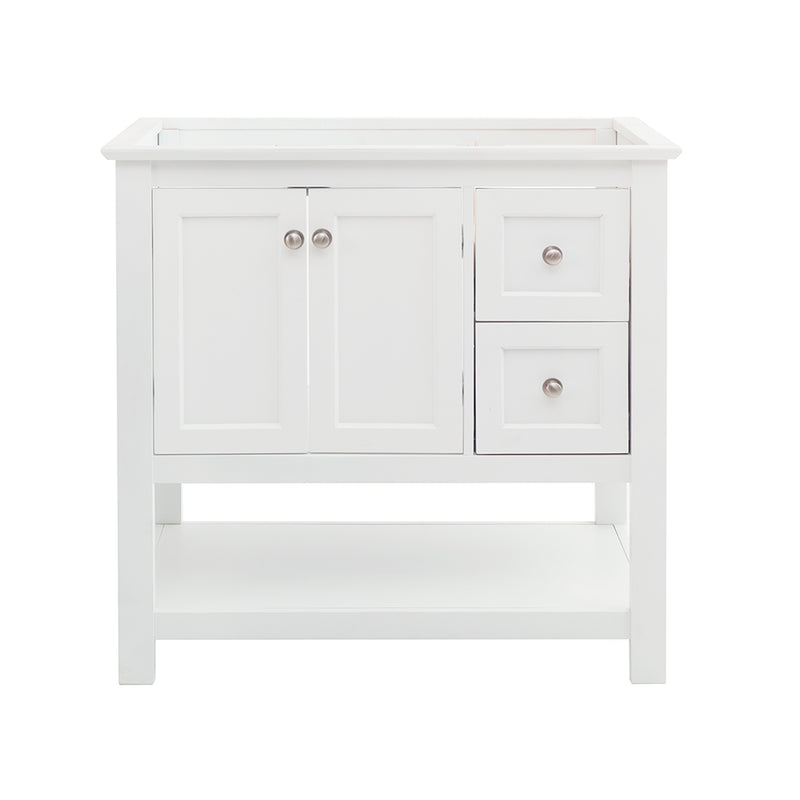 Fresca Manchester 36" White Traditional Bathroom Cabinet FCB2336WH