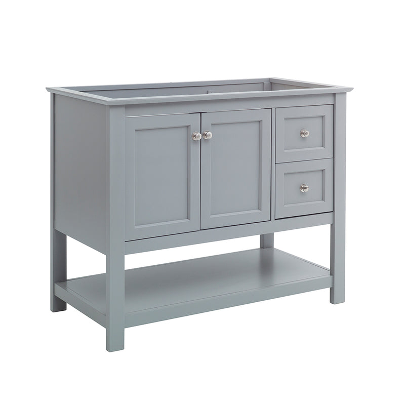 Fresca Manchester 42" Gray Traditional Bathroom Cabinet FCB2340GR