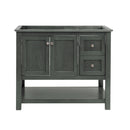 Fresca Manchester Regal 42" Gray Wood Veneer Traditional Bathroom Cabinet FCB2340VG