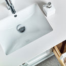 Fresca Manchester 42" White Traditional Bathroom Cabinet with Top and Sink FCB2340WH-CWH-U