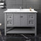Fresca Manchester 48" Gray Traditional Bathroom Cabinet with Top and Sink FCB2348GR-CWH-U