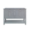 Fresca Manchester 48" Gray Traditional Double Sink Bathroom Cabinet FCB2348GR-D