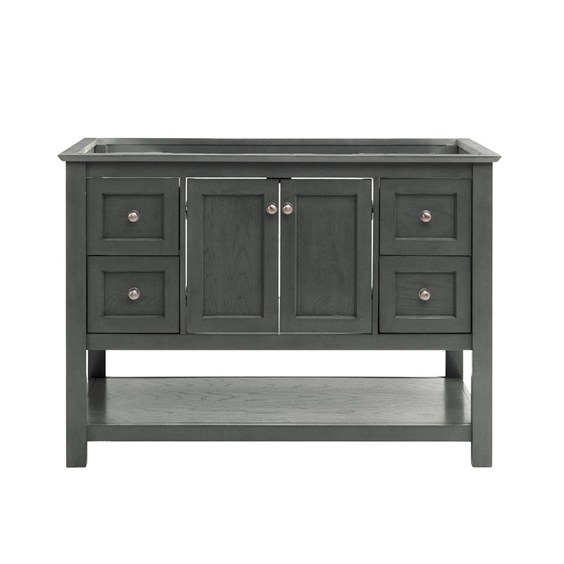 Fresca Manchester Regal 48" Gray Wood Veneer Traditional Bathroom Cabinet FCB2348VG