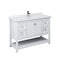 Fresca Manchester 48" White Traditional Bathroom Cabinet w/ Top & Sink FCB2348WH-CWH-U