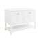 Fresca Manchester 48" White Traditional Double Sink Bathroom Cabinet FCB2348WH-D