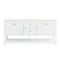 Fresca Manchester 72" White Traditional Double Sink Bathroom Cabinet FCB2372WH-D