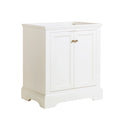 Fresca Windsor 30" Matte White Traditional Bathroom Cabinet FCB2430WHM