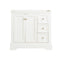 Fresca Windsor 36" Matte White Traditional Bathroom Cabinet FCB2436WHM