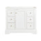 Fresca Windsor 40" Matte White Traditional Bathroom Cabinet FCB2440WHM