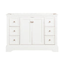 Fresca Windsor 48" Matte White Traditional Bathroom Cabinet FCB2448WHM