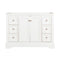 Fresca Windsor 48" Matte White Traditional Bathroom Cabinet FCB2448WHM