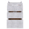 Fresca Formosa 47" Floor Standing Modern Bathroom Cabinet in Rustic White FCB31-122412RWH-FC