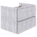 Fresca Formosa 47" Wall Hung Modern Bathroom Cabinet in Rustic White FCB31-122412RWH