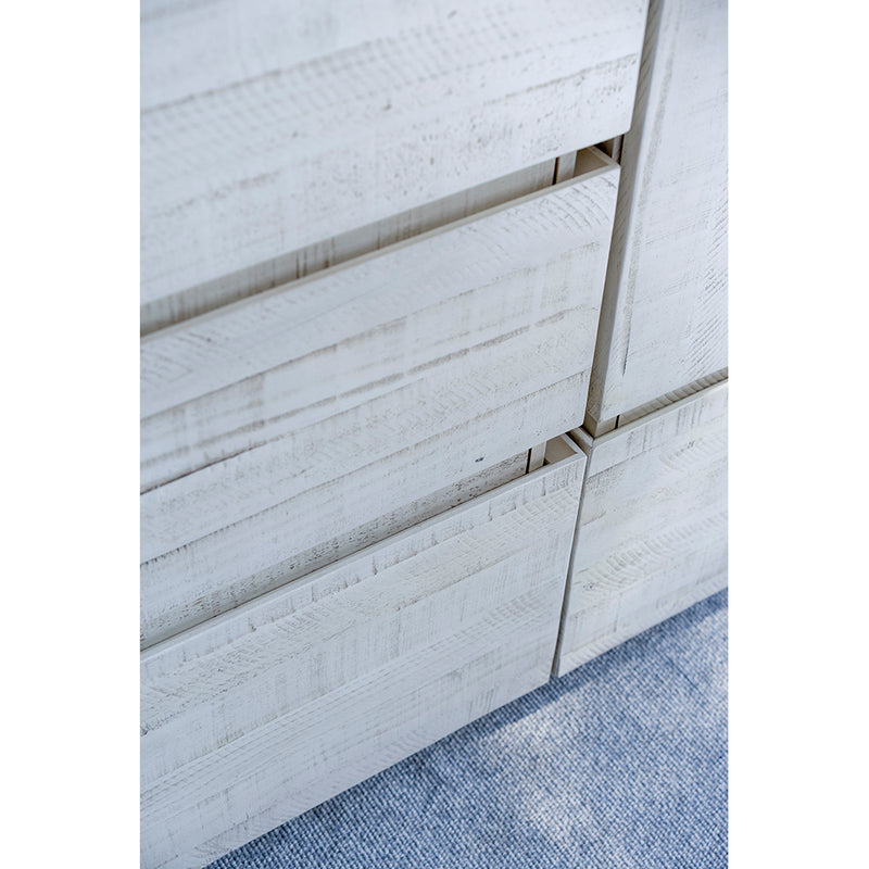 Fresca Formosa 59" Floor Standing Single Sink Modern Bathroom Cabinet in Rustic White FCB31-123612RWH-FC