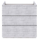 Fresca Formosa 59" Floor Standing Single Sink Modern Bathroom Cabinet in Rustic White FCB31-123612RWH-FC