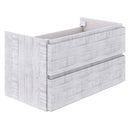 Fresca Formosa 59" Wall Hung Single Sink Modern Bathroom Cabinet in Rustic White FCB31-123612RWH