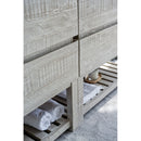 Fresca Formosa 46" Floor Standing Open Bottom Double Sink Modern Bathroom Cabinet in Ash FCB31-2424ASH-FS