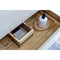 Fresca Formosa 70" Floor Standing Open Bottom Double Sink Modern Bathroom Cabinet in Rustic White FCB31-301230RWH-FS