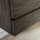 Fresca Formosa 24" Floor Standing Open Bottom Modern Bathroom Cabinet with Top and Sink FCB3124ACA-FS-CWH-U