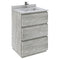 Fresca Formosa 24" Floor Standing Modern Bathroom Cabinet w/ Top & Sink in Ash FCB3124ASH-FC-CWH-U