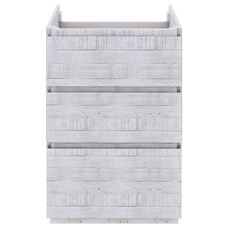 Fresca Formosa 23" Floor Standing Modern Bathroom Cabinet in Rustic White FCB3124RWH-FC