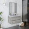 Fresca Formosa 30" Wall Hung Modern Bathroom Cabinet with Top and Sink in Ash FCB3130ASH-CWH-U