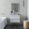 Fresca Formosa 29" Wall Hung Modern Bathroom Cabinet in Rustic White FCB3130RWH