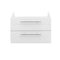 Fresca Lucera 24" White Wall Hung Undermount Sink Modern Bathroom Cabinet FCB6124WH-UNS