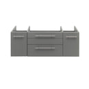 Fresca Lucera 42" Gray Wall Hung Undermount Sink Modern Bathroom Cabinet FCB6142GR-UNS