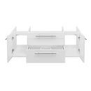 Fresca Lucera 42" White Wall Hung Undermount Sink Modern Bathroom Cabinet FCB6142WH-UNS