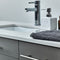 Fresca Lucera 48" Gray Wall Hung Modern Bathroom Cabinet with Top and Undermount Sink FCB6148GR-UNS-CWH-U