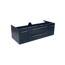 Fresca Lucera 48" Royal Blue Wall Hung Modern Bathroom Cabinet w/ Top & Undermount Sink FCB6148RBL-UNS-CWH-U