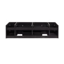 Fresca Lucera 60" Espresso Wall Hung Double Vessel Sink Modern Bathroom Cabinet FCB6160ES-VSL-D