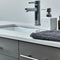 Fresca Lucera 72" Gray Wall Hung Modern Bathroom Cabinet with Top and Double Undermount Sinks FCB6172GR-UNS-D-CWH-U