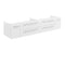 Fresca Lucera 72" White Wall Hung Double Undermount Sink Modern Bathroom Cabinet FCB6172WH-UNS