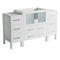 Fresca Torino 54" White Modern Bathroom Cabinets FCB62-123012WH